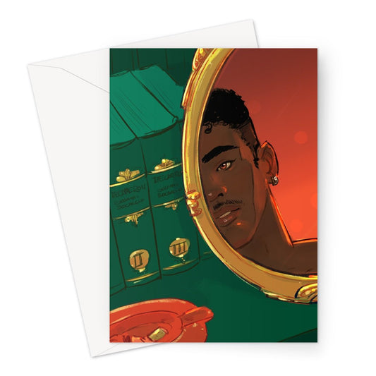 Glance Greeting Card - Ego Rodriguez Shop