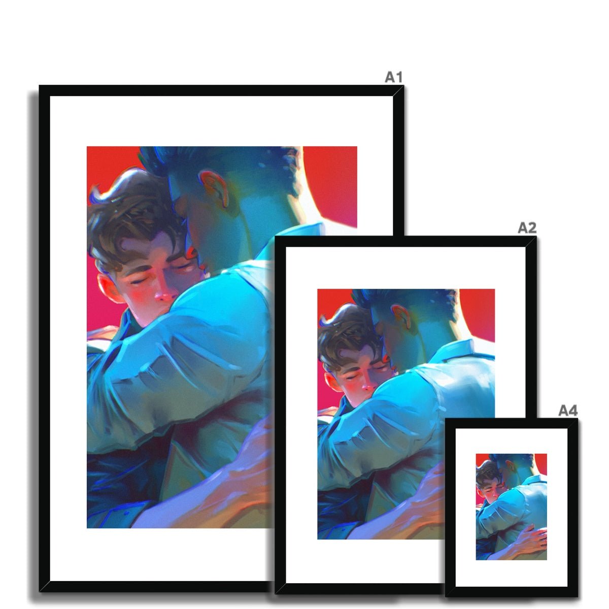 Goodbye Framed & Mounted Print - Ego Rodriguez Shop