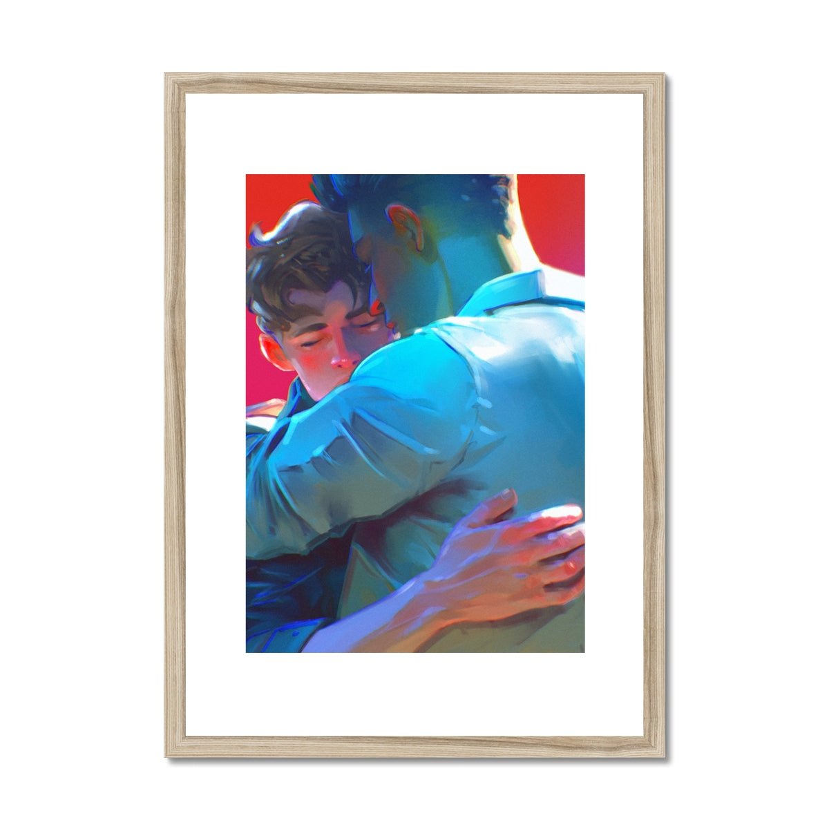 Goodbye Framed & Mounted Print - Ego Rodriguez Shop