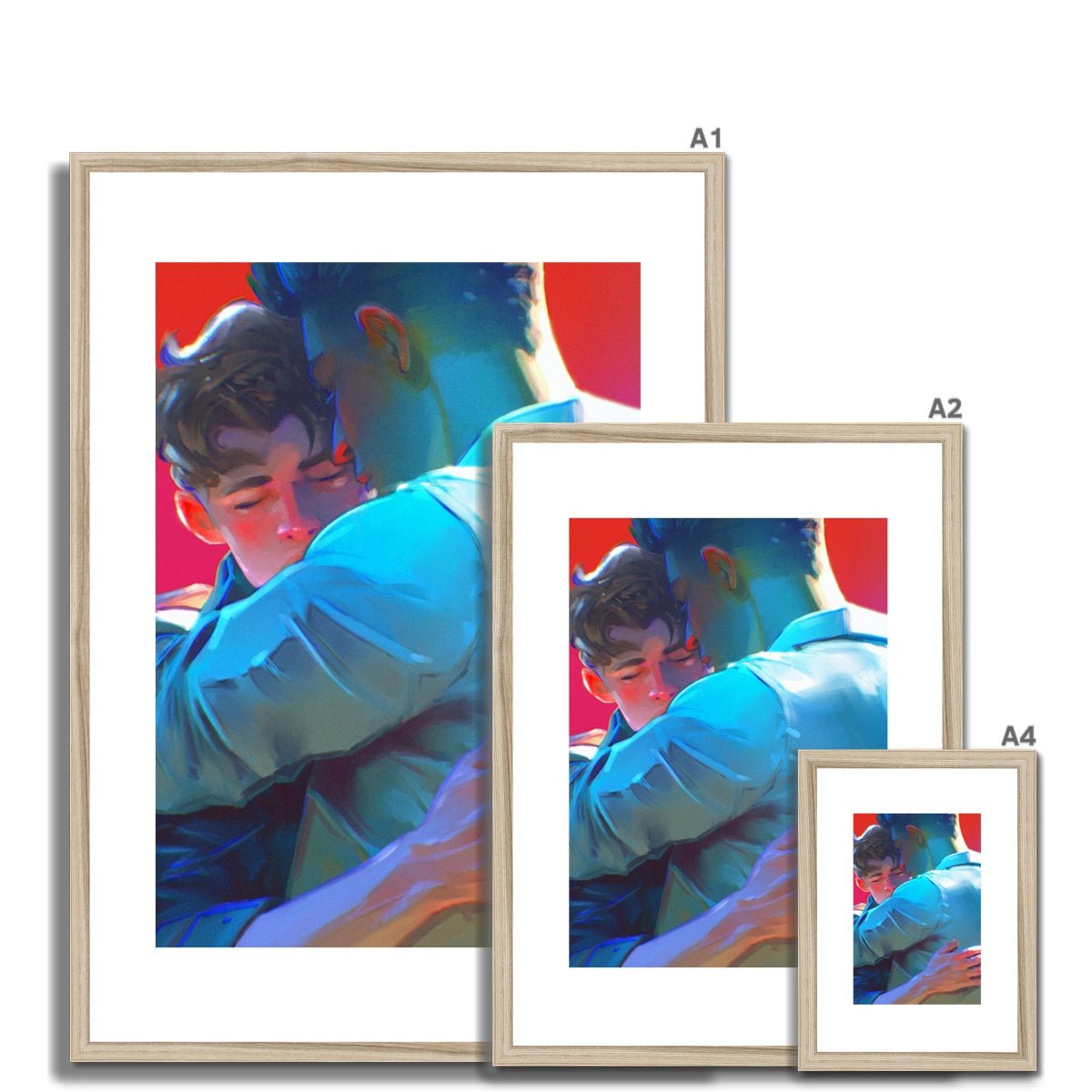 Goodbye Framed & Mounted Print - Ego Rodriguez Shop