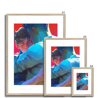 Goodbye Framed & Mounted Print - Ego Rodriguez Shop