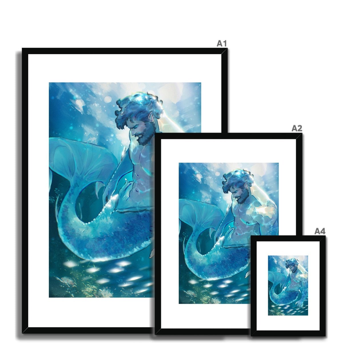 Gruellon Framed & Mounted Print - Ego Rodriguez Shop