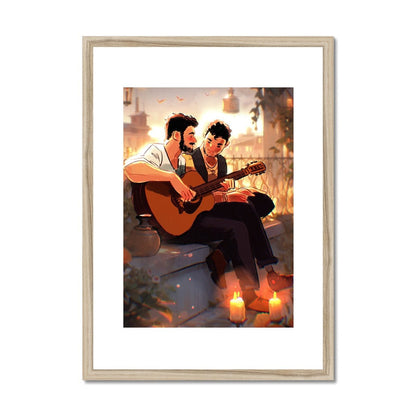 Guitar Framed & Mounted Print - Ego Rodriguez Shop