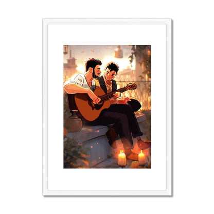 Guitar Framed & Mounted Print - Ego Rodriguez Shop