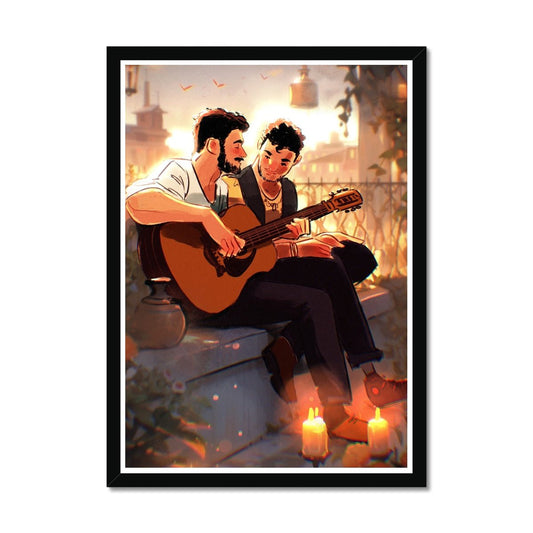 Guitar Framed Print - Ego Rodriguez Shop