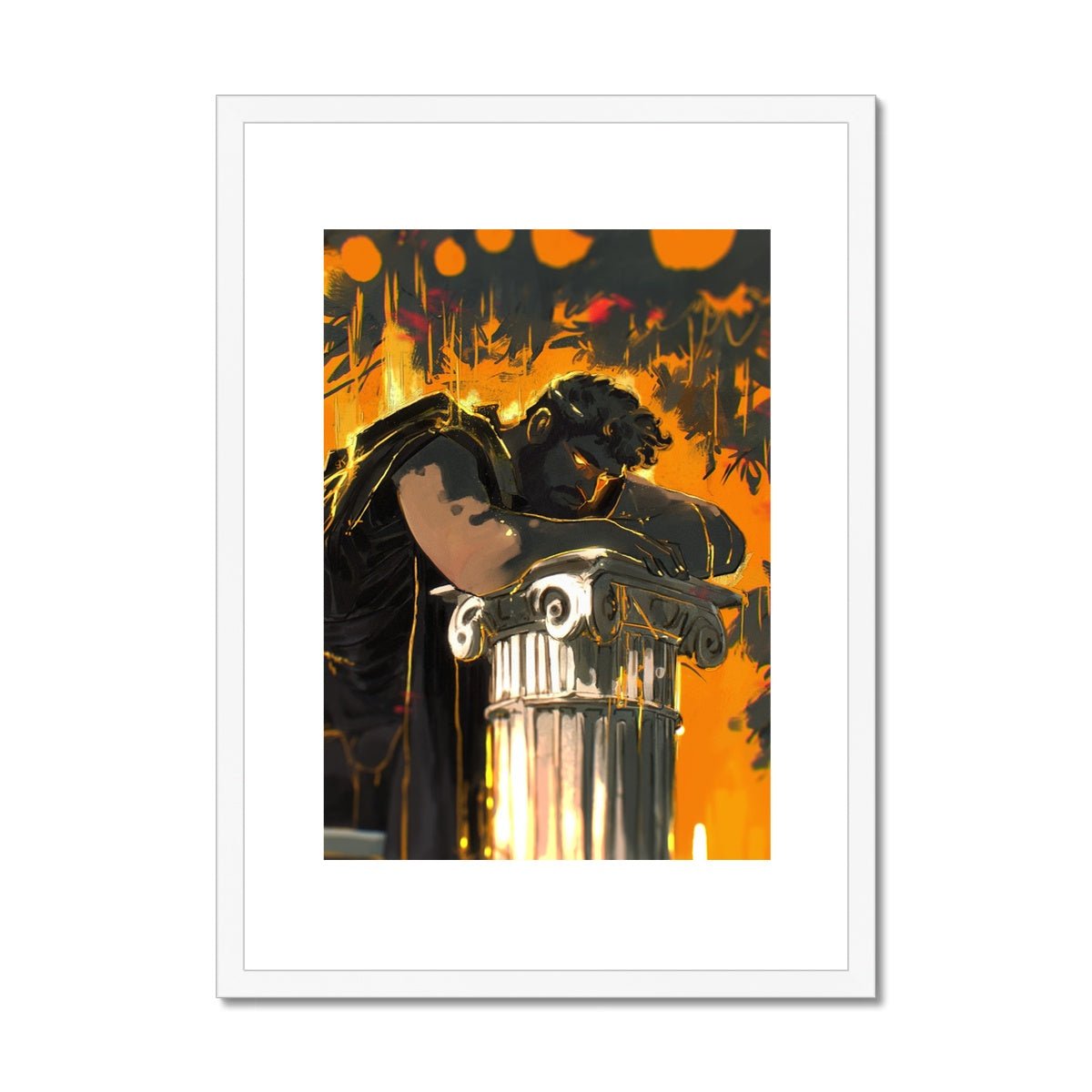 Hade's Sorrow Framed & Mounted Print - Ego Rodriguez Shop