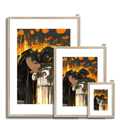 Hade's Sorrow Framed & Mounted Print - Ego Rodriguez Shop