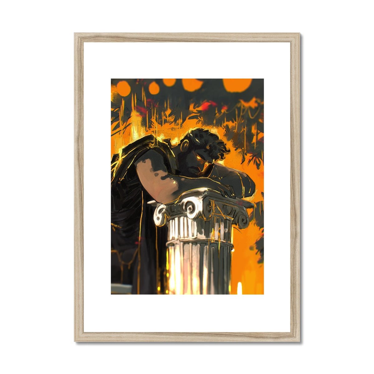 Hade's Sorrow Framed & Mounted Print - Ego Rodriguez Shop