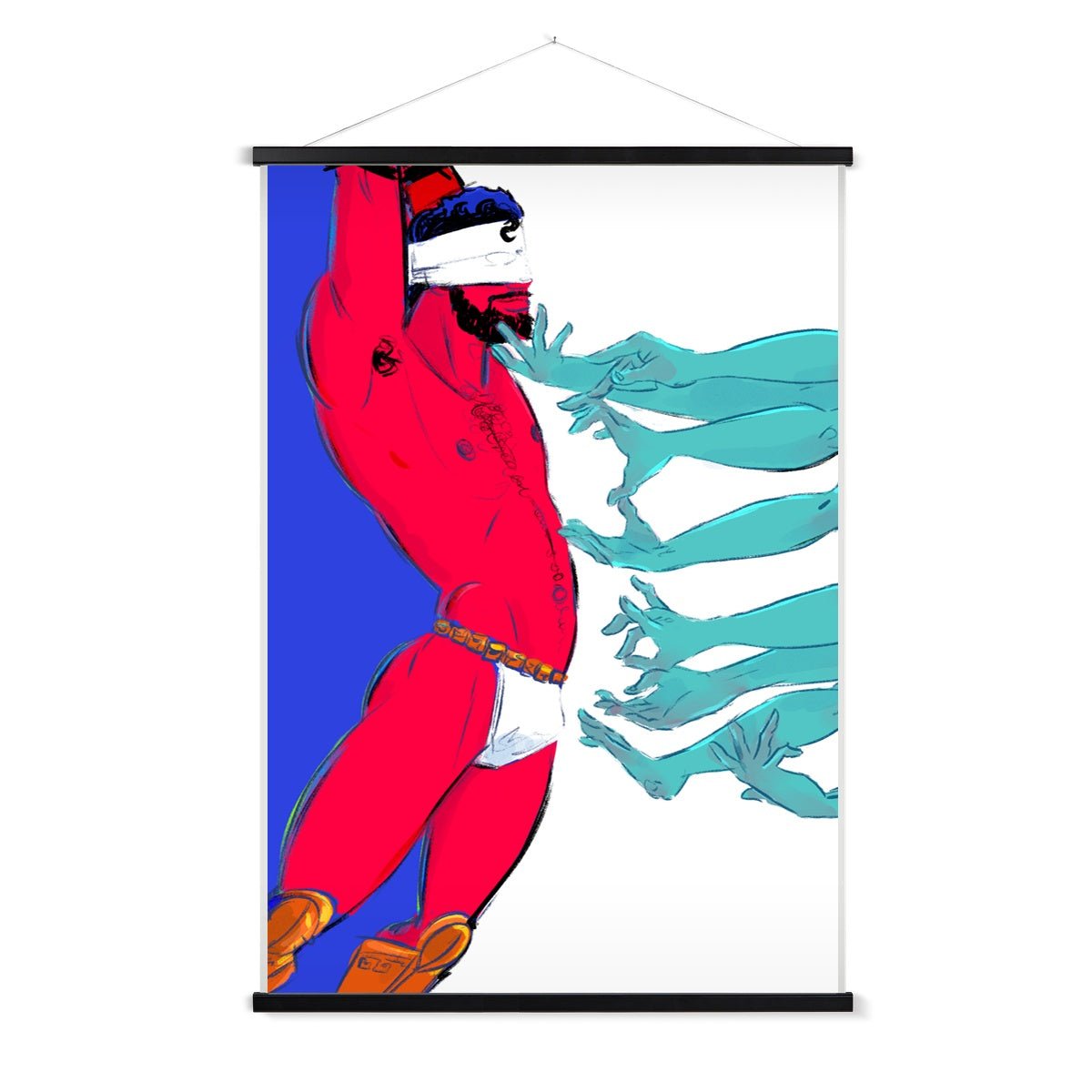 Hecatoncheires Fine Art Print with Hanger - Ego Rodriguez Shop