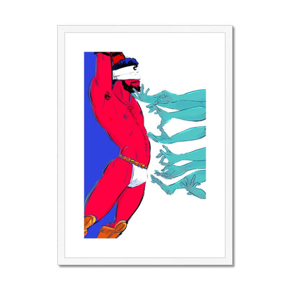 Hecatoncheires Framed & Mounted Print - Ego Rodriguez Shop