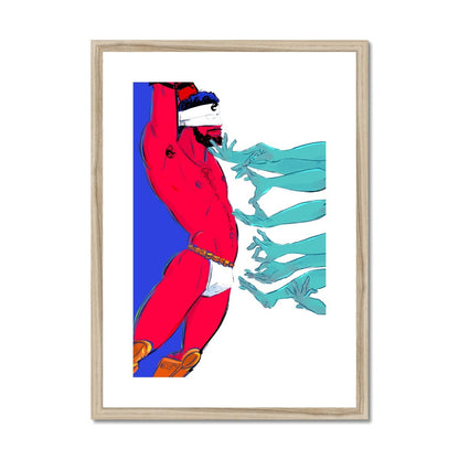 Hecatoncheires Framed & Mounted Print - Ego Rodriguez Shop