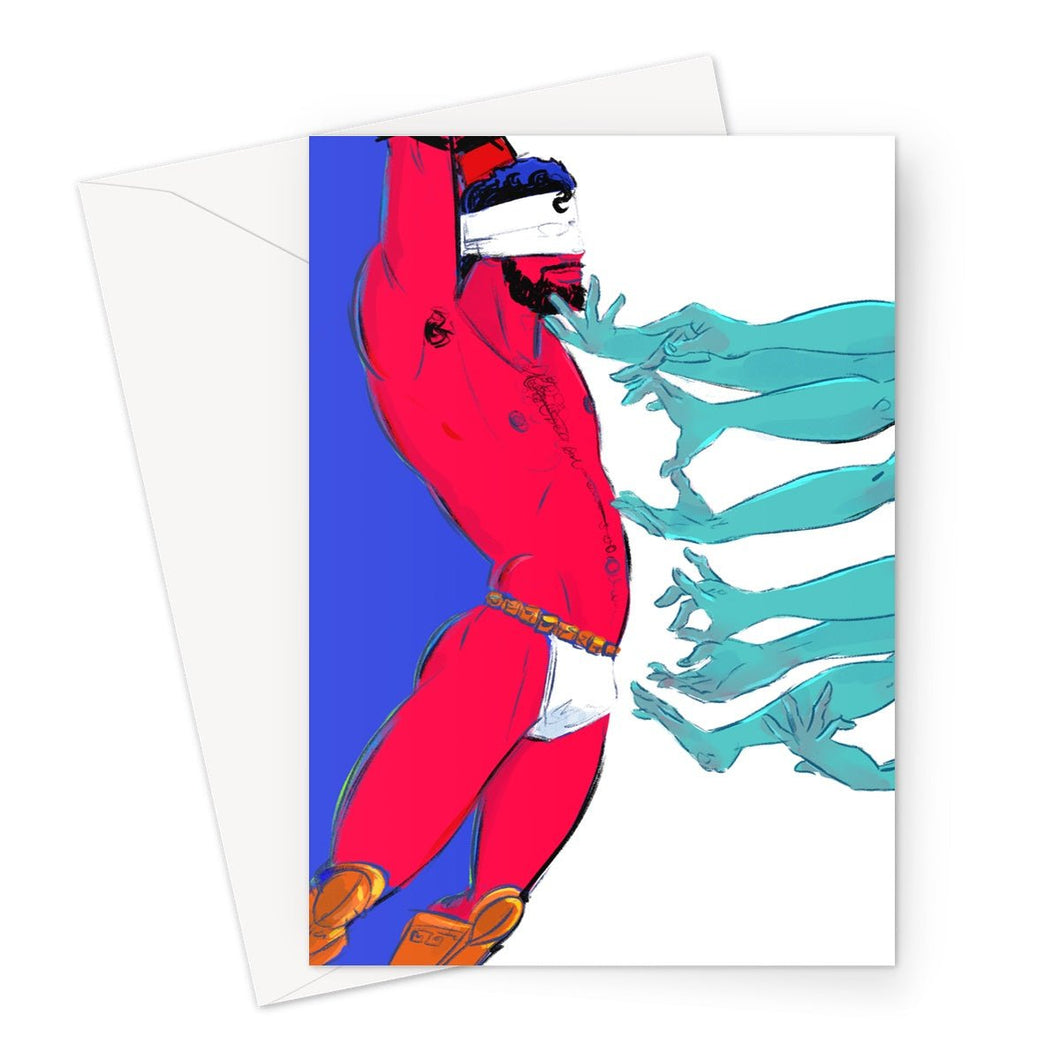 Hecatoncheires Greeting Card - Ego Rodriguez Shop