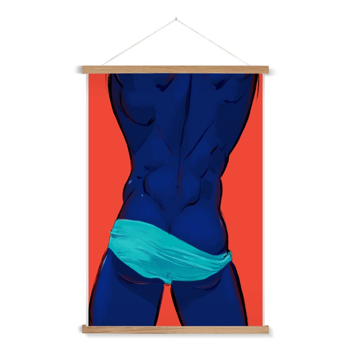 Hourglass Fine Art Print with Hanger - Ego Rodriguez Shop