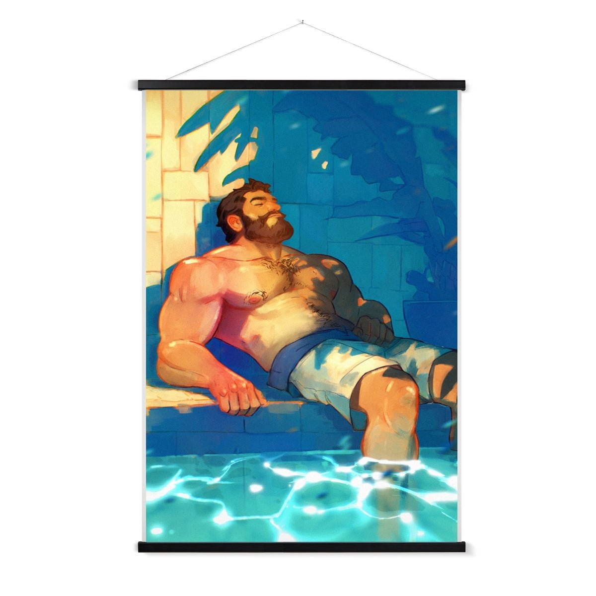 Indigo Fine Art Print with Hanger - Ego Rodriguez Shop