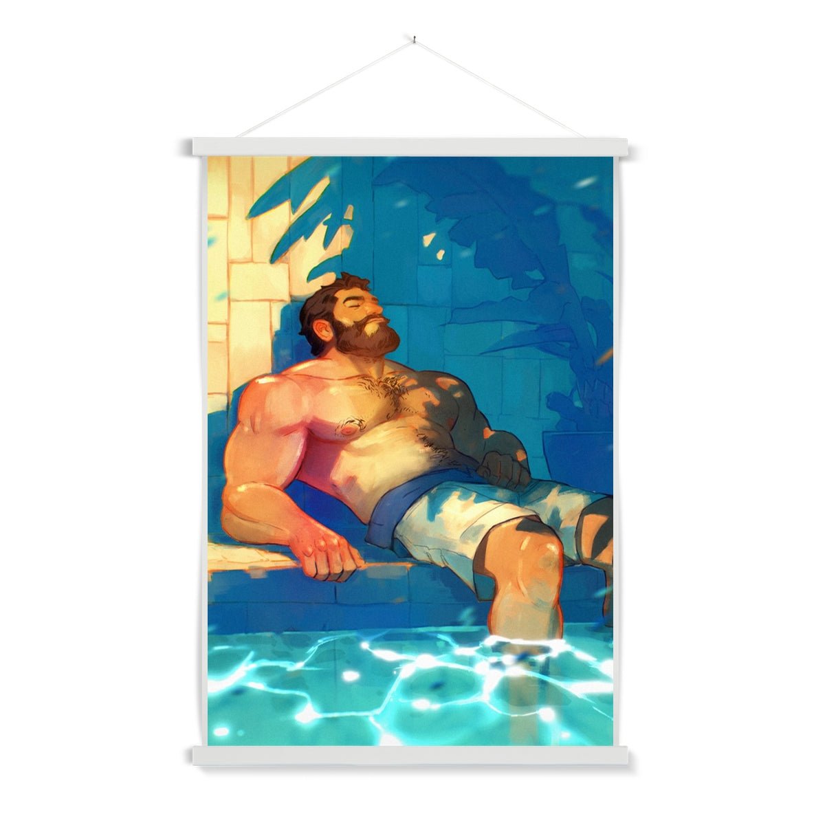 Indigo Fine Art Print with Hanger - Ego Rodriguez Shop