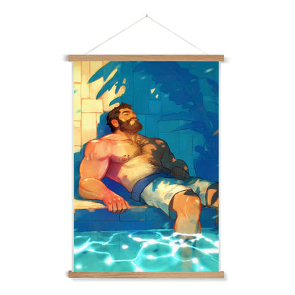 Indigo Fine Art Print with Hanger - Ego Rodriguez Shop