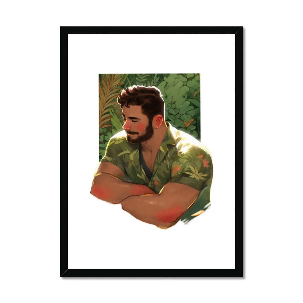 Jungle Framed & Mounted Print - Ego Rodriguez Shop