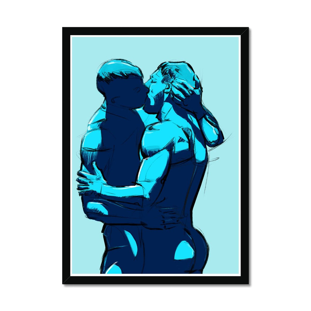 Keep Kissing Framed Print - Ego Rodriguez Shop