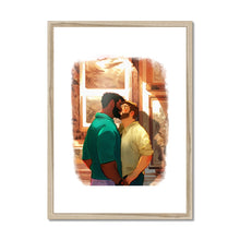 Load image into Gallery viewer, Kiss at the Museum Framed &amp; Mounted Print - Ego Rodriguez Shop
