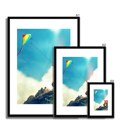 Kite Framed & Mounted Print - Ego Rodriguez Shop