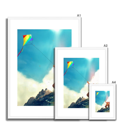Kite Framed & Mounted Print - Ego Rodriguez Shop