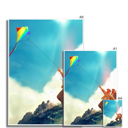 Kite Wall Art Poster - Ego Rodriguez Shop