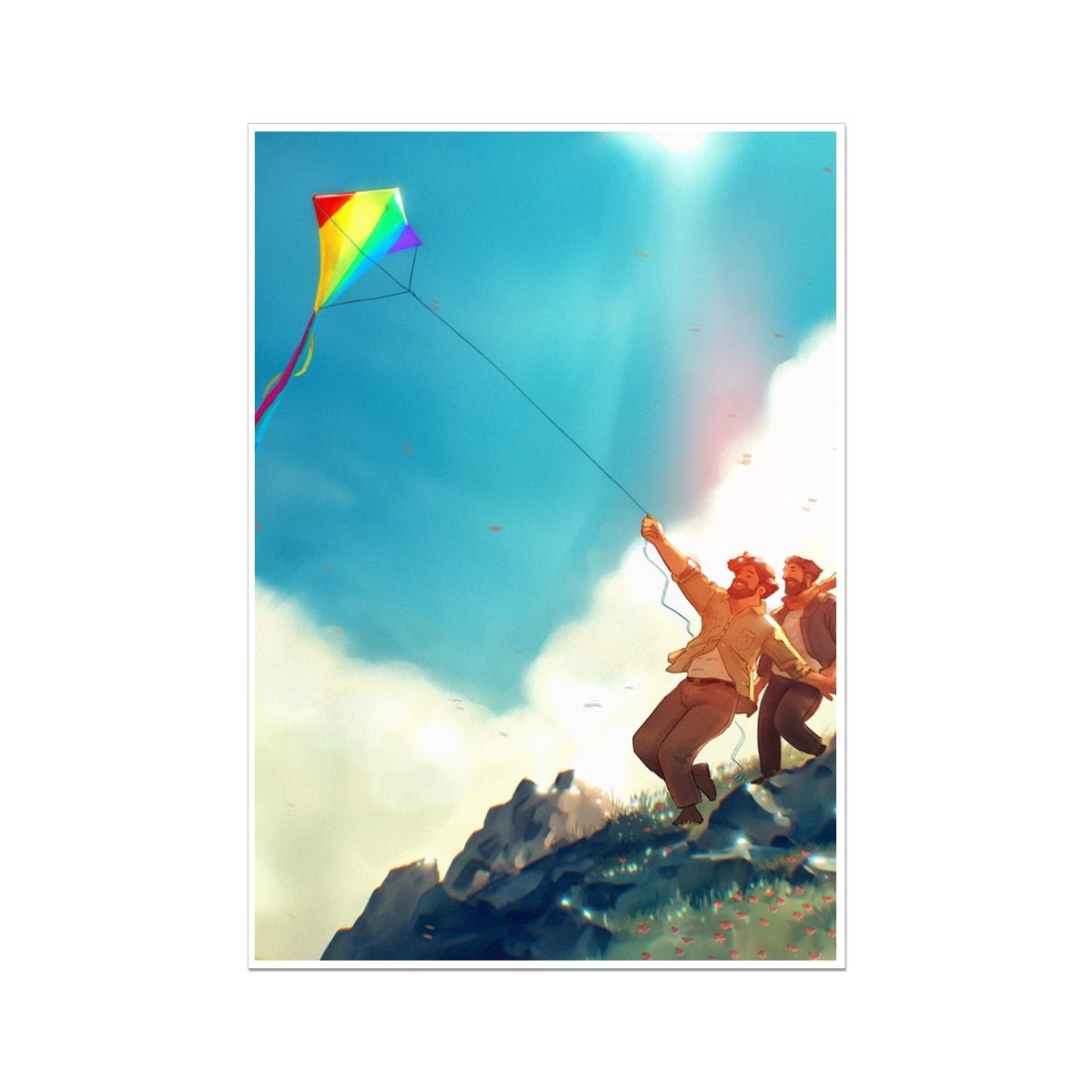 Kite Wall Art Poster - Ego Rodriguez Shop