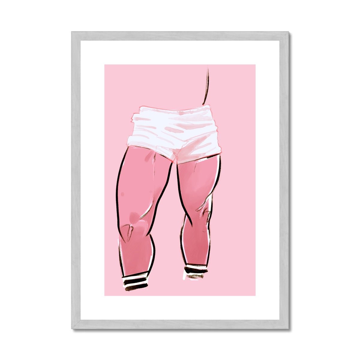 Legs Antique Framed & Mounted Print - Ego Rodriguez Shop