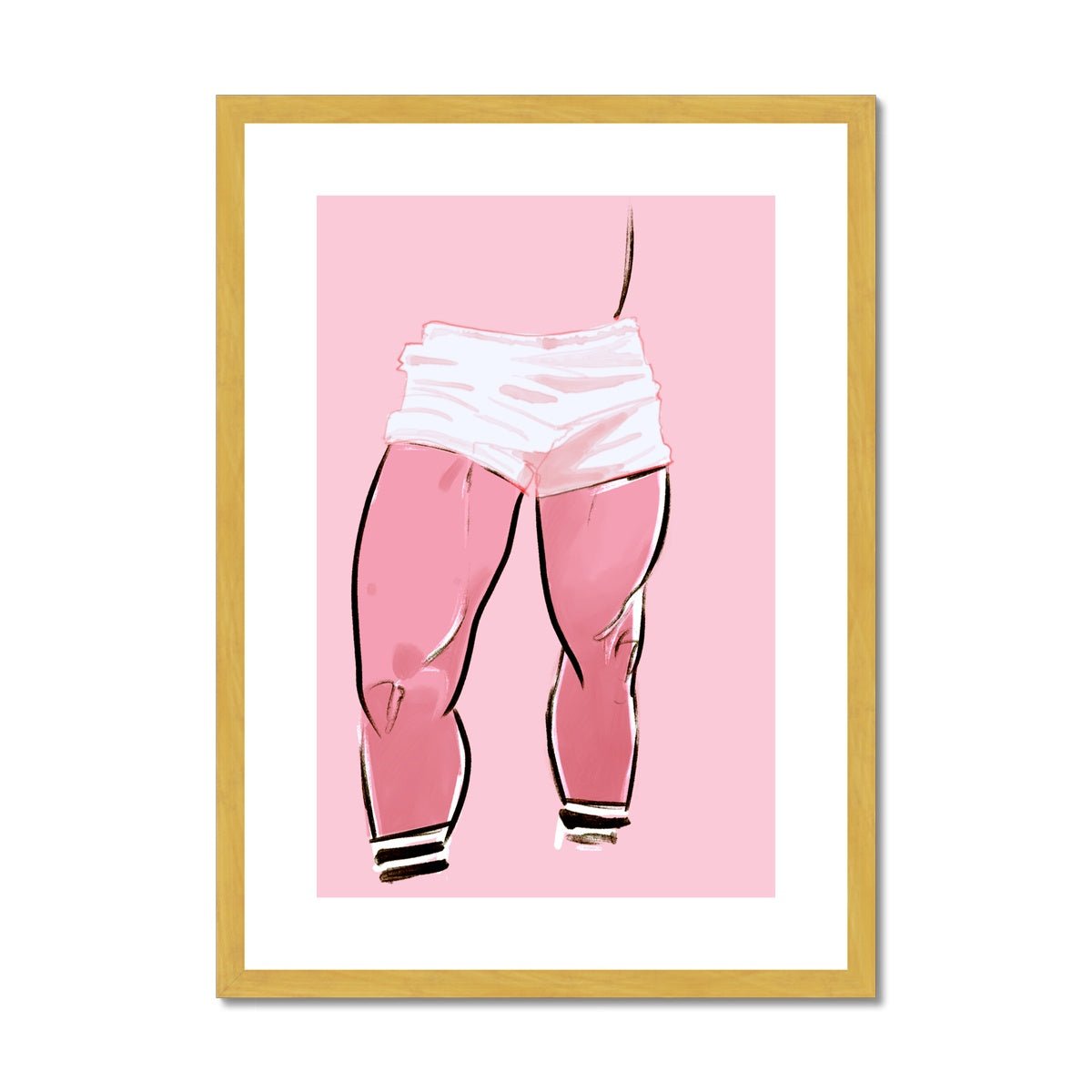 Legs Antique Framed & Mounted Print - Ego Rodriguez Shop