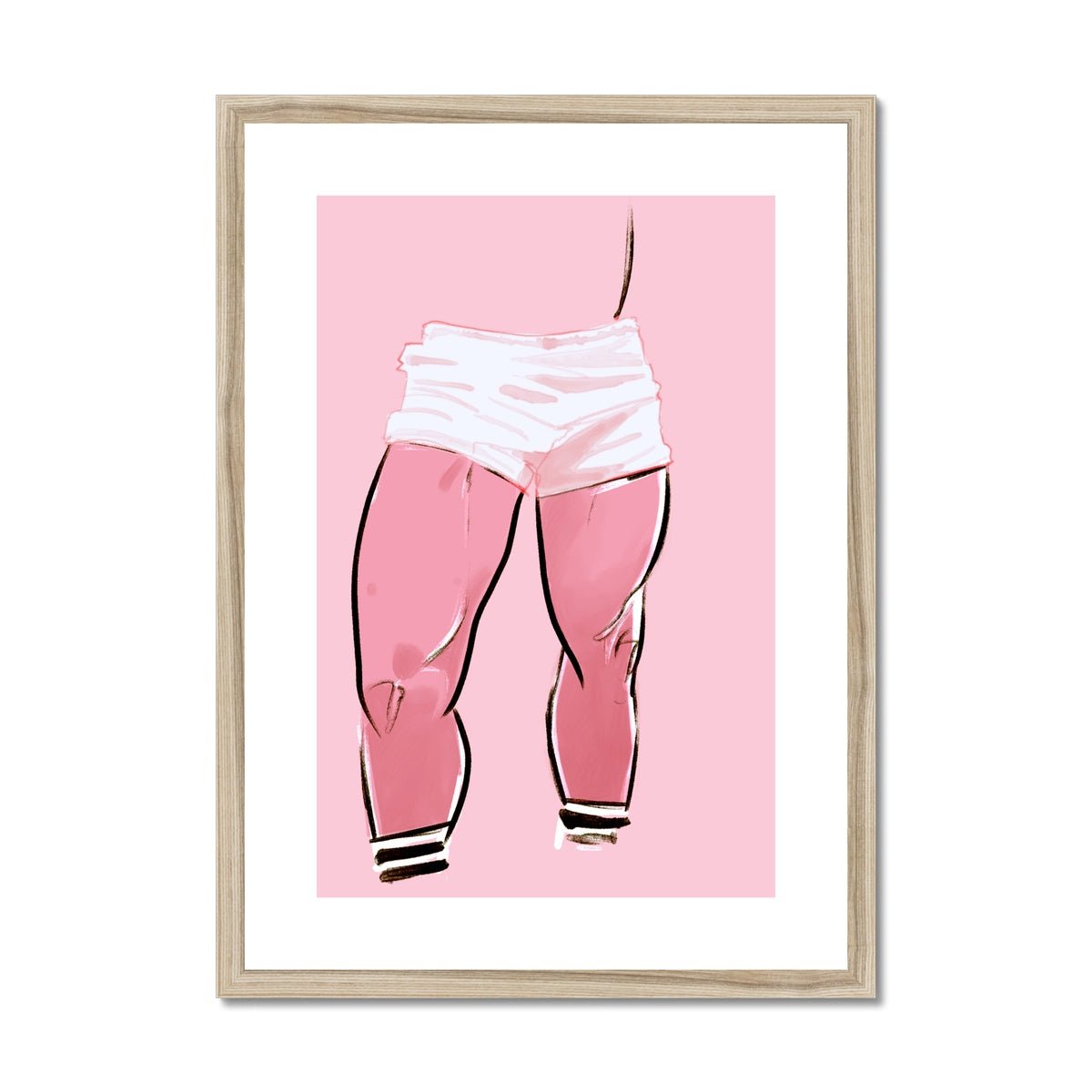 Legs Framed & Mounted Print - Ego Rodriguez Shop