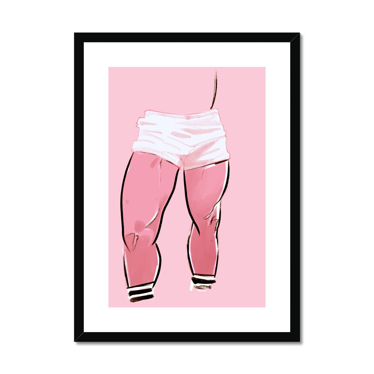 Legs Framed & Mounted Print - Ego Rodriguez Shop