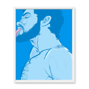 Lick Framed Photo Tile - Ego Rodriguez Shop