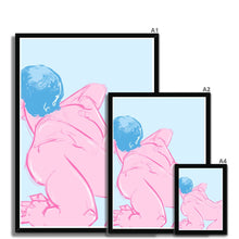 Load image into Gallery viewer, Marshmallow Framed Print - Ego Rodriguez Shop
