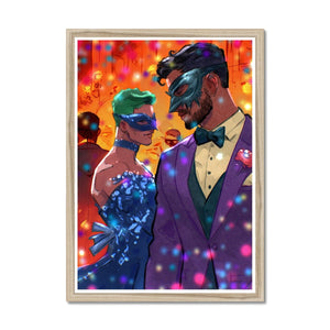 Masquerade Framed Print - Ego Rodriguez Shop