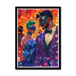 Masquerade Framed Print - Ego Rodriguez Shop