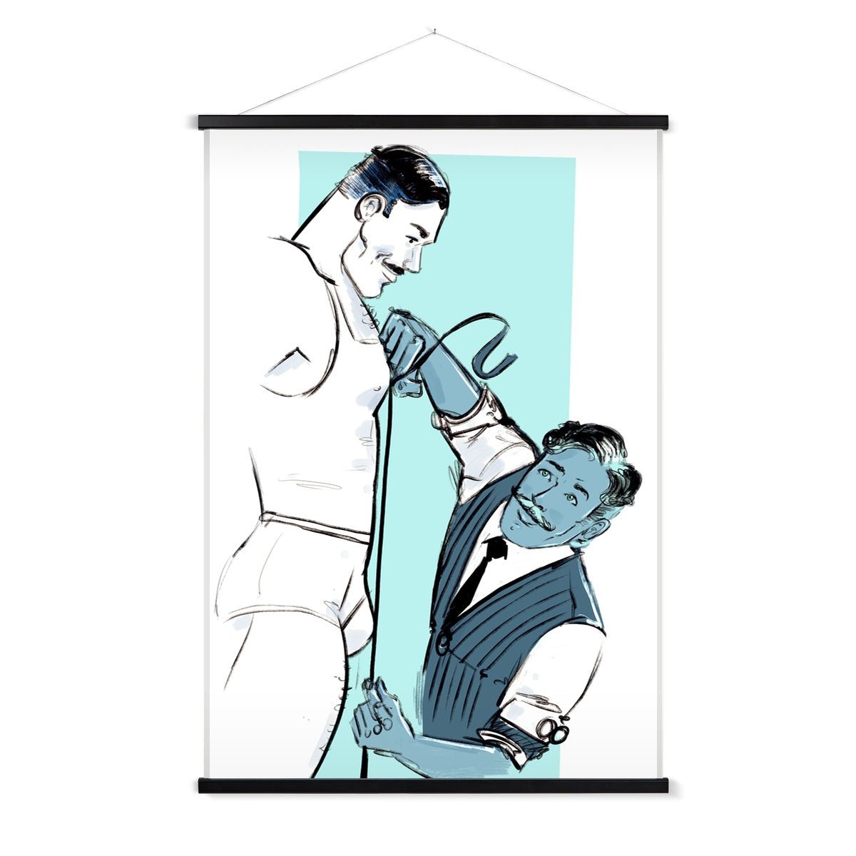 Measuring Fine Art Print with Hanger - Ego Rodriguez Shop