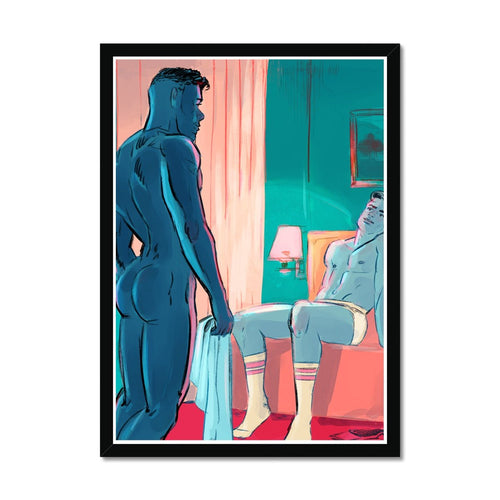 Motel Framed Print - Ego Rodriguez Shop