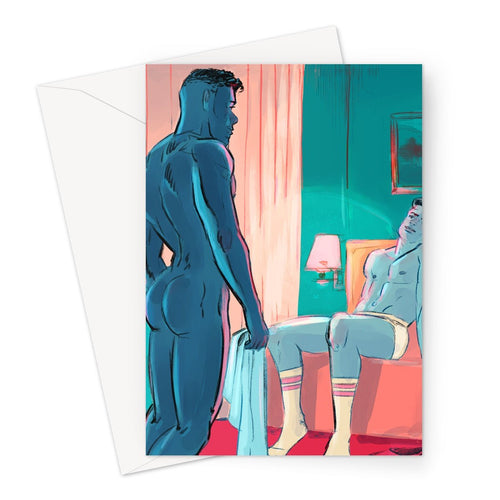 Motel Greeting Card - Ego Rodriguez Shop