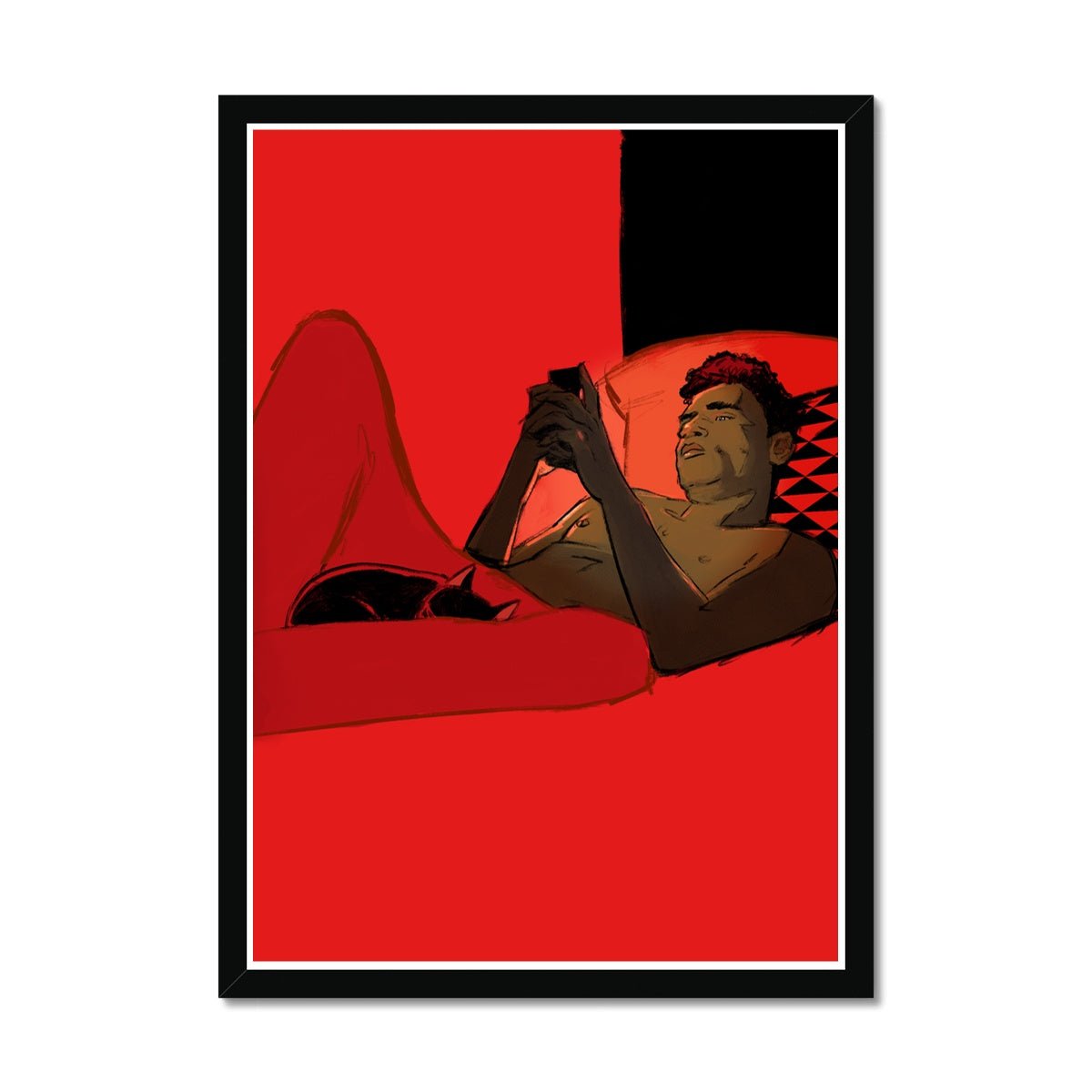 Moth Framed Print - Ego Rodriguez Shop