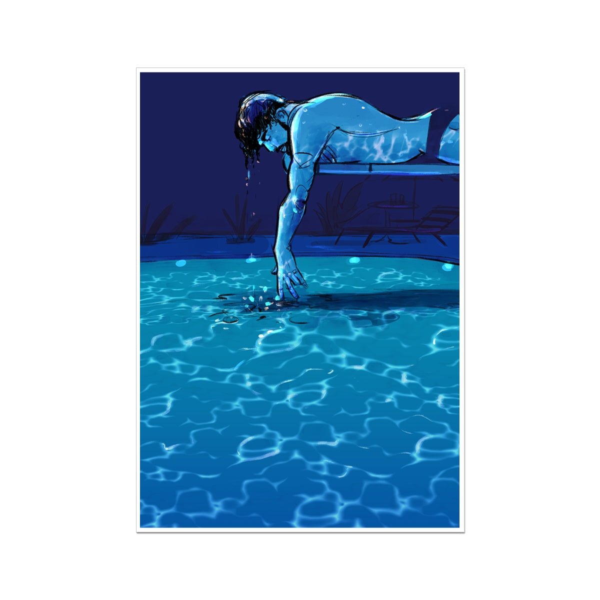 Narcissus (Night Version) Fine Art Print - Ego Rodriguez Shop