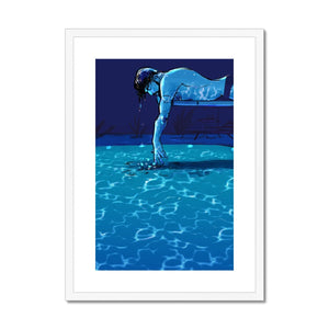 Narcissus (Night Version) Framed & Mounted Print - Ego Rodriguez Shop