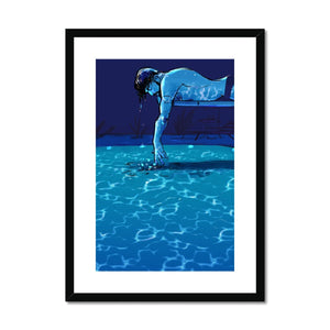 Narcissus (Night Version) Framed & Mounted Print - Ego Rodriguez Shop