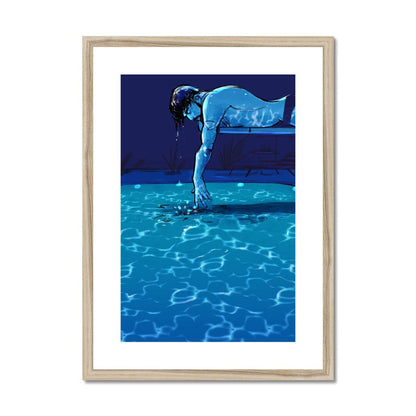 Narcissus (Night Version) Framed & Mounted Print - Ego Rodriguez Shop