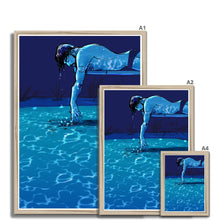 Load image into Gallery viewer, Narcissus (Night Version) Framed Print - Ego Rodriguez Shop
