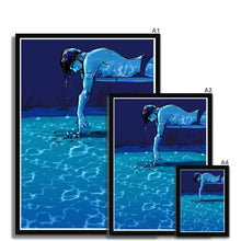 Load image into Gallery viewer, Narcissus (Night Version) Framed Print - Ego Rodriguez Shop
