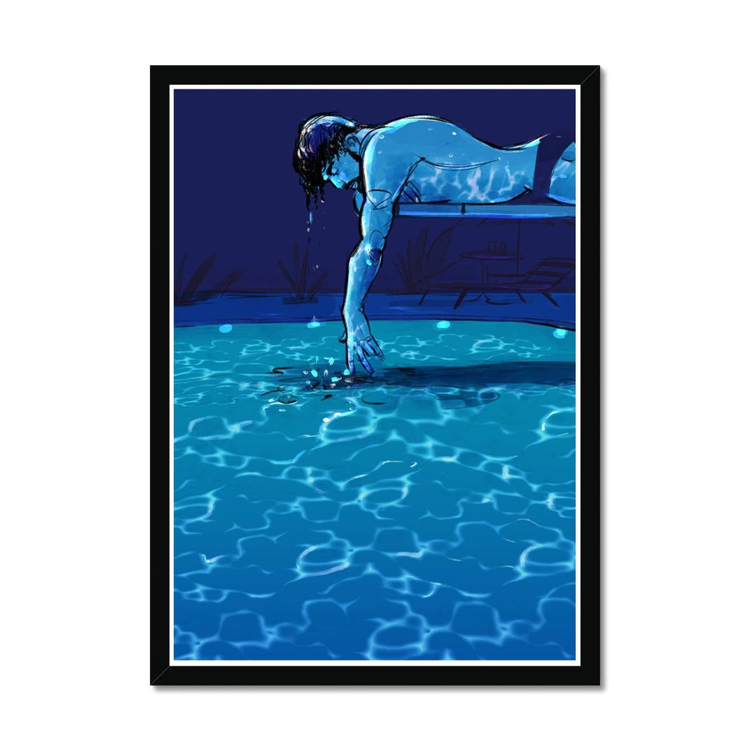 Narcissus (Night Version) Framed Print - Ego Rodriguez Shop
