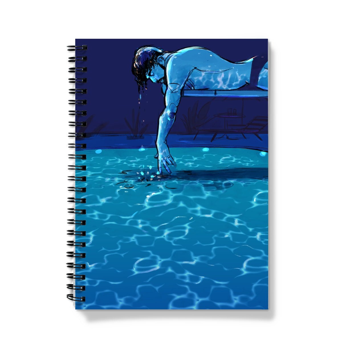 Narcissus (Night Version) Notebook - Ego Rodriguez Shop