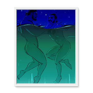 Night Dip Framed Photo Tile - Ego Rodriguez Shop