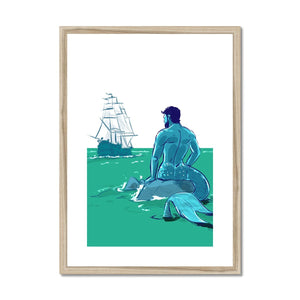 Ocean Framed & Mounted Print - Ego Rodriguez Shop