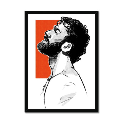 Orange Framed Print - Ego Rodriguez Shop